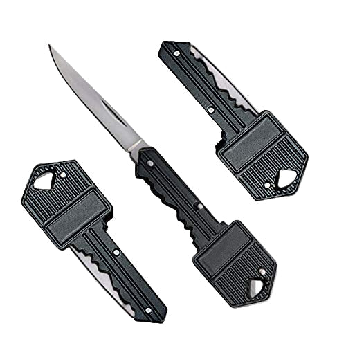 Hidden Key Knife Compact Folding Pocket Tool