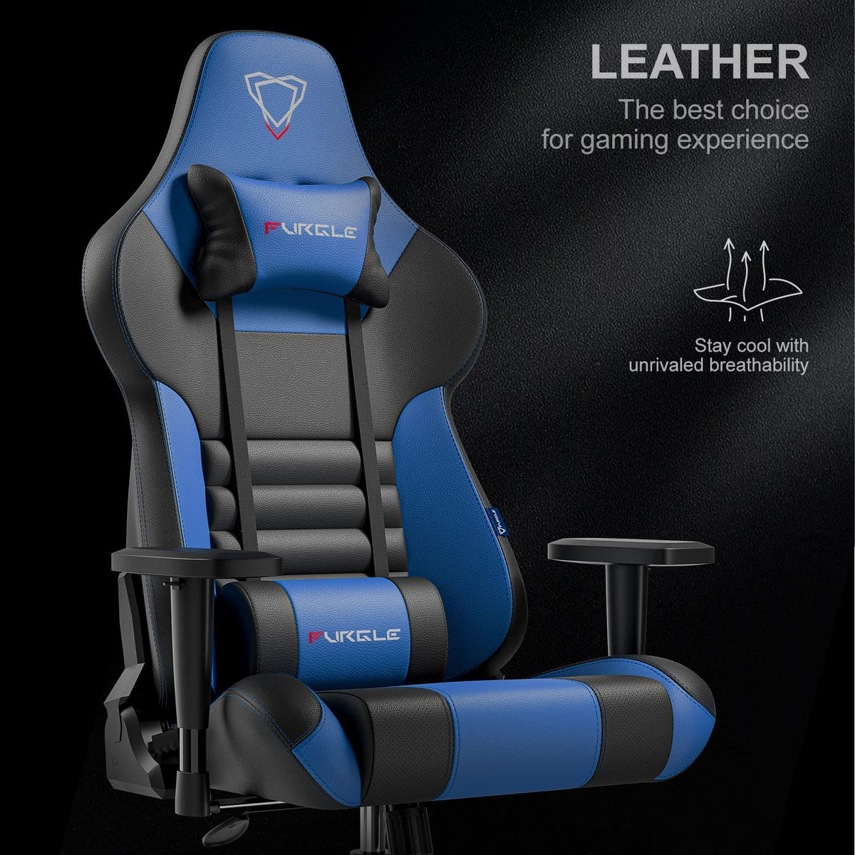Ergonomic Gaming Chair – Racing-Style Office Chair with Lumbar Support