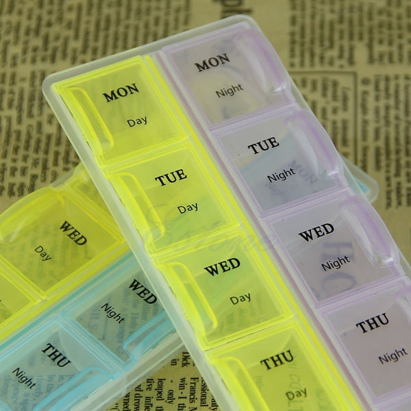 Weekly pill organizer