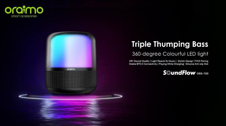 Oraimo Triple Thumping Bass Speaker