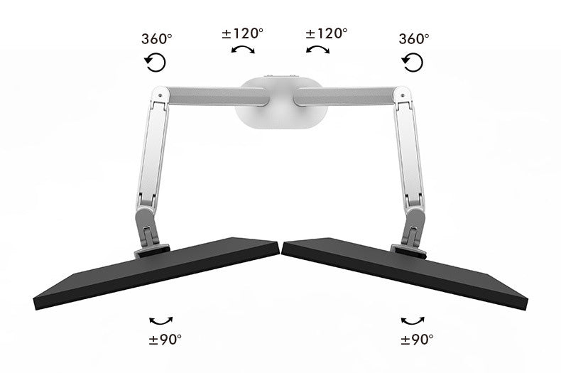 32" High Load Adjustable Desk Mount Duel Spring Monitor Arm