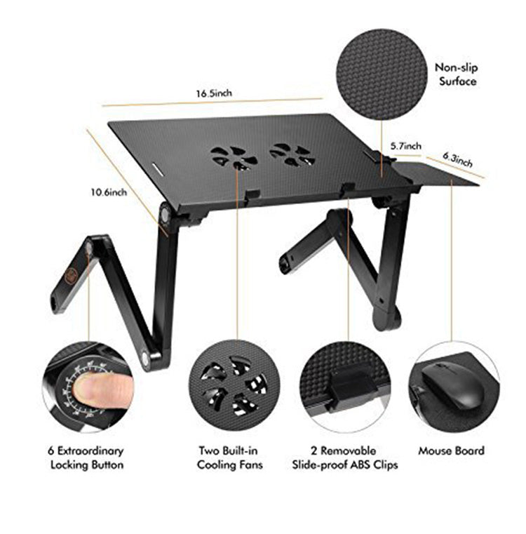 Multifunctional Foldable Notebook Laptop Desk Table