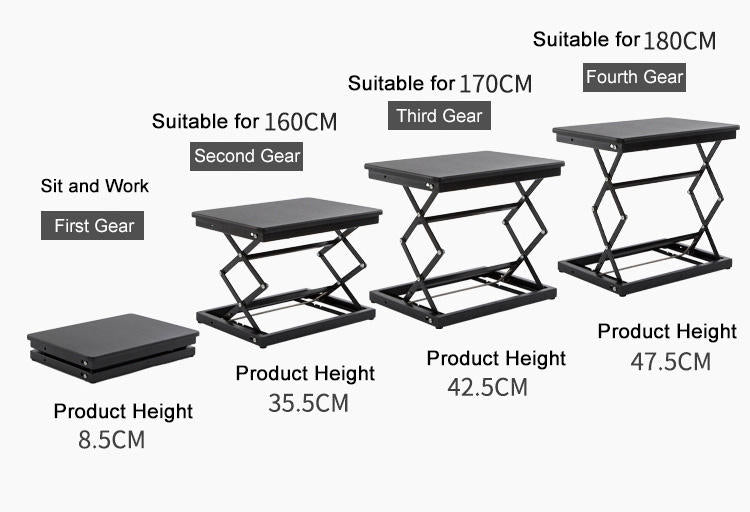 SY-B09 Height Adjustable  Spring Foldable Desk