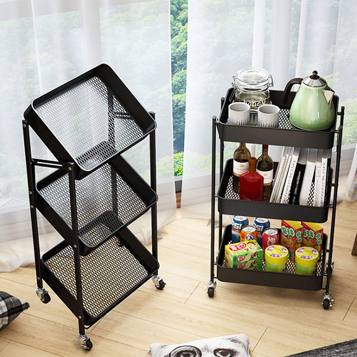 Foldable 3tier Trolley