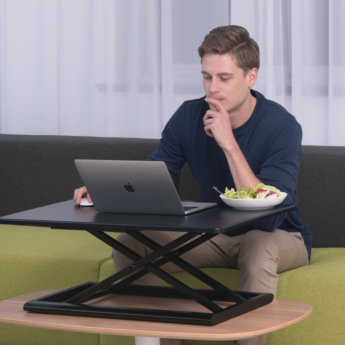 SDC-B30 Workstation Adjustable Wooden Desktop Stand