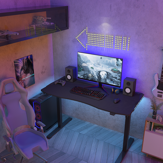 Electric Height Adjustable Gaming Desk