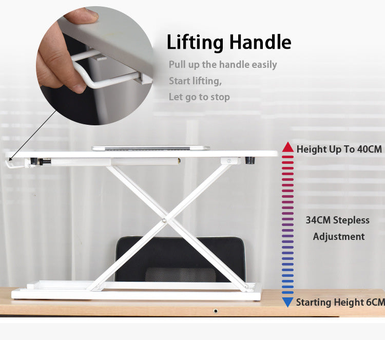 SY-B08 Height Adjustable Density Fiberboard Computer Riser Desk