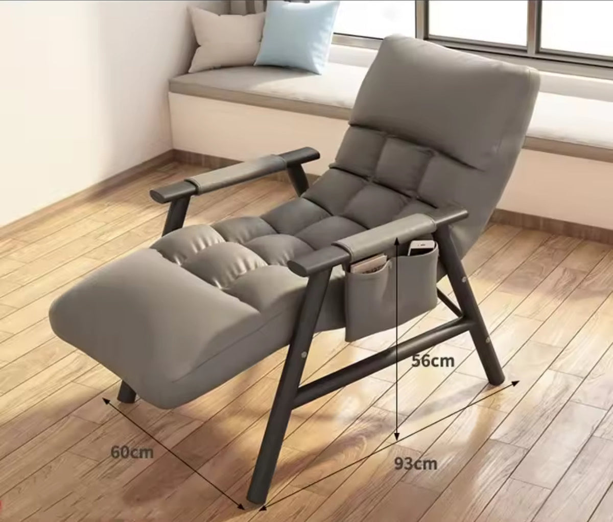 MFurn Retro Accent Chair Upholstered Lounge Chair With Arms