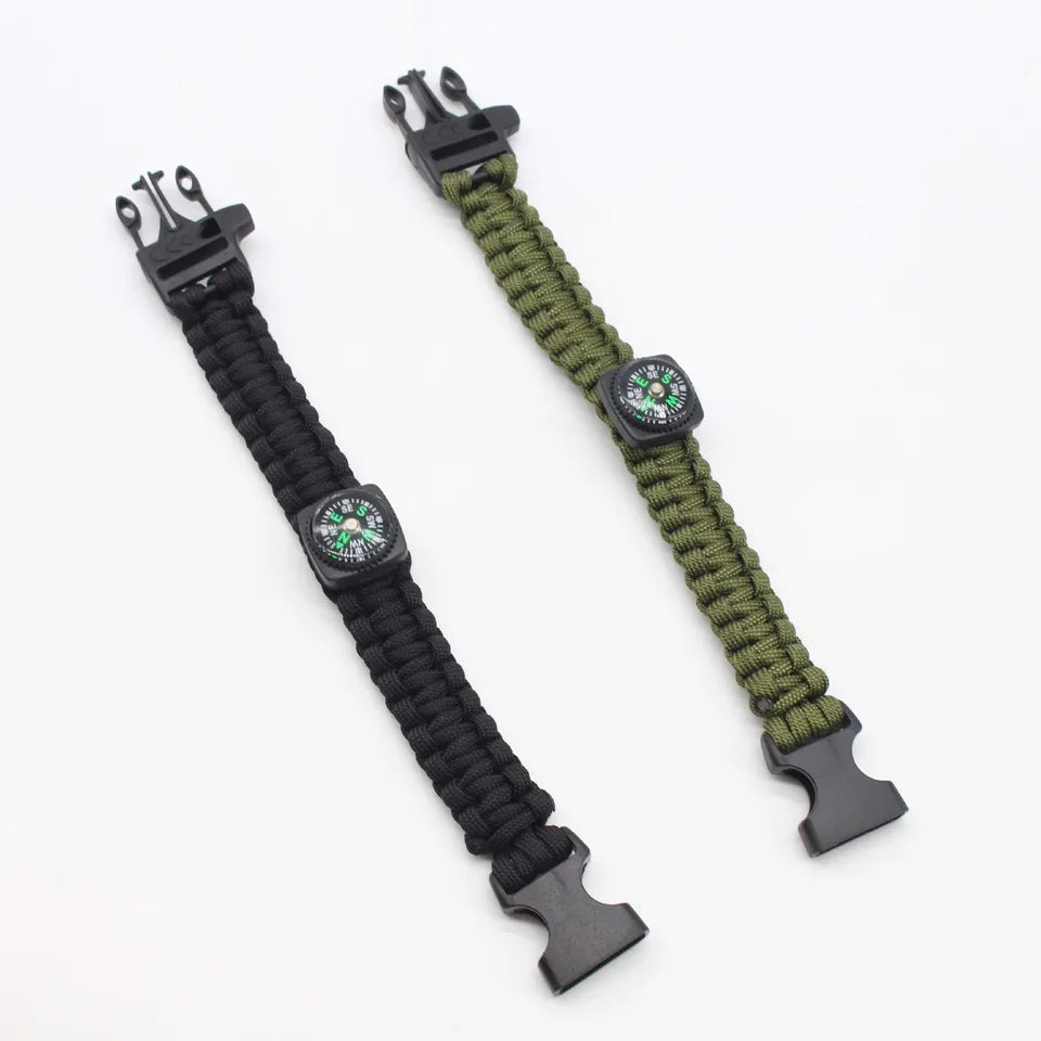 Paracord Survival Bracelet with Compass