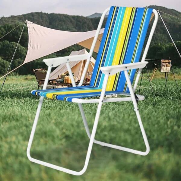 MFurn Angelo Folding Aluminium Material Outdoor Furniture Lounge Beach Chair- Various Colours