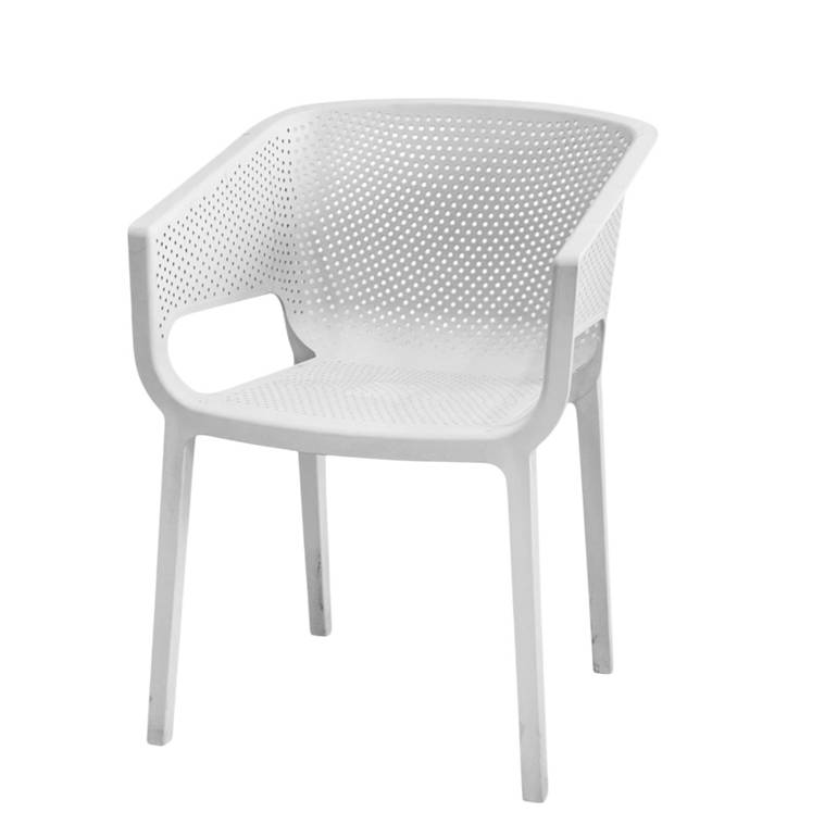 MFurn Ergonomic Perforated PP Armchair-Various Colours