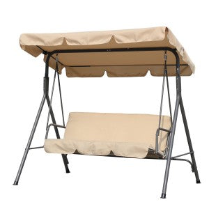 MFurn Garden Swing Chair 3 Person With Canopy - Various Colours