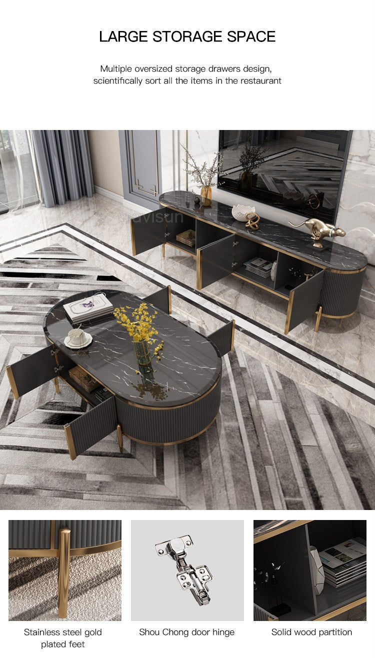 Giorgetti Plasma/ Coffee Table Set