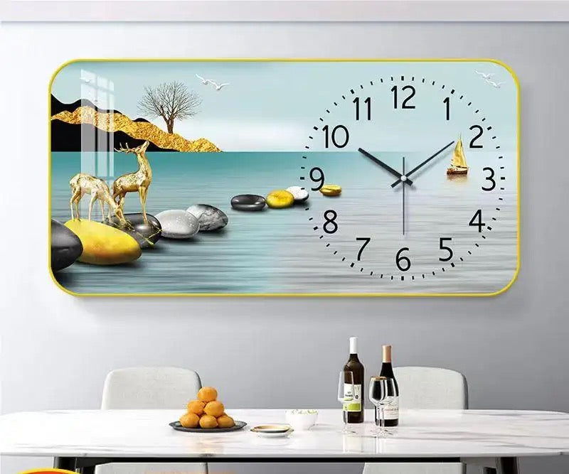 Luxury Crystal Porcelain Painting Wall Clock-Various Options/PreOrder Sales Now Available!!