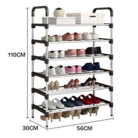 MHome 6-Tier Shoe / Storage Rack – Modern Space-Saving Organizer
