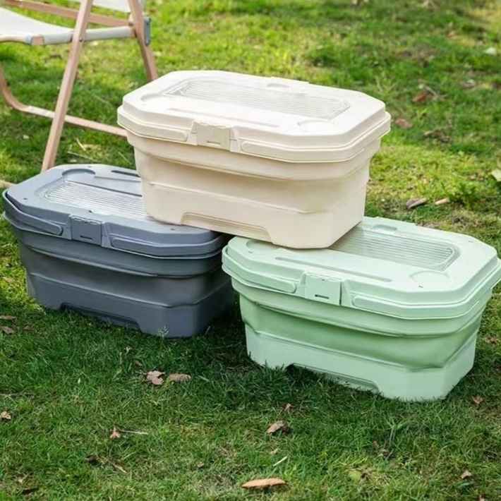 MHome Collapsable Picnic Basket/Cooler Combo-Various Colours