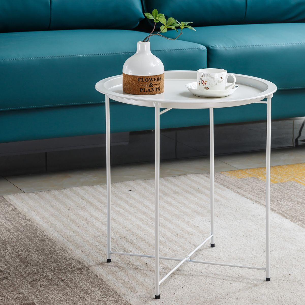 Round Patio Side Table