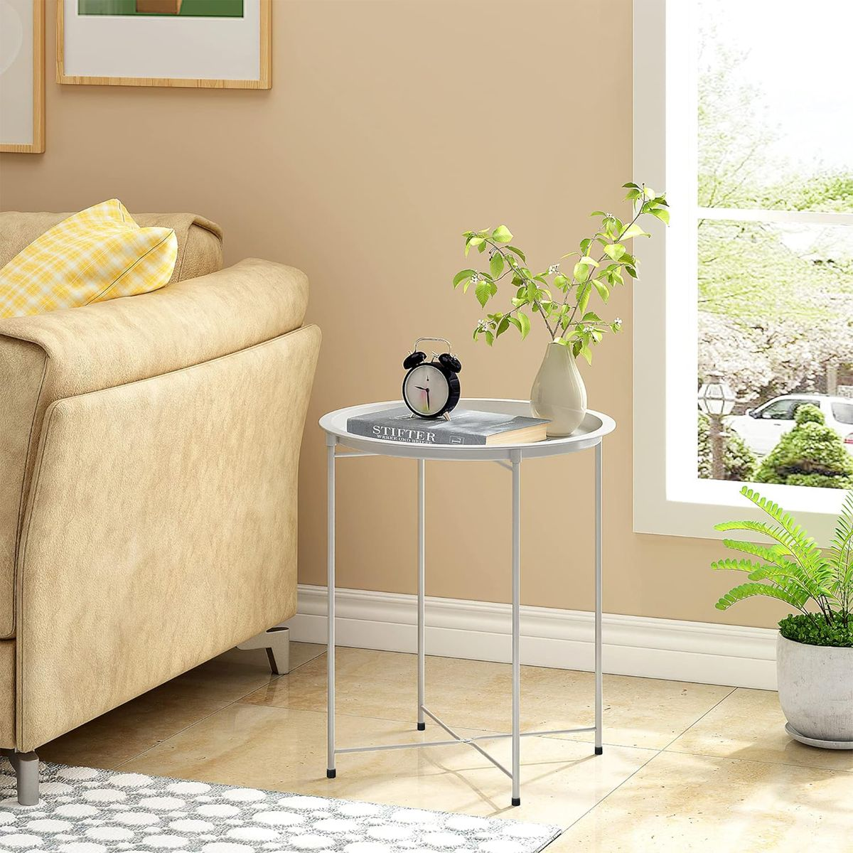 Round Patio Side Table