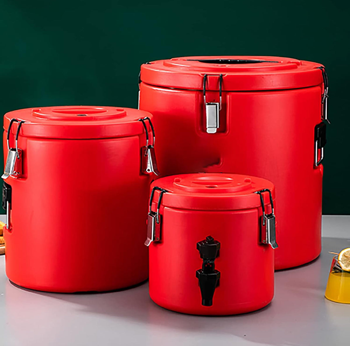 MHome Insulated Food Warmer & Cooler 3pc Set – 40L Stainless Steel