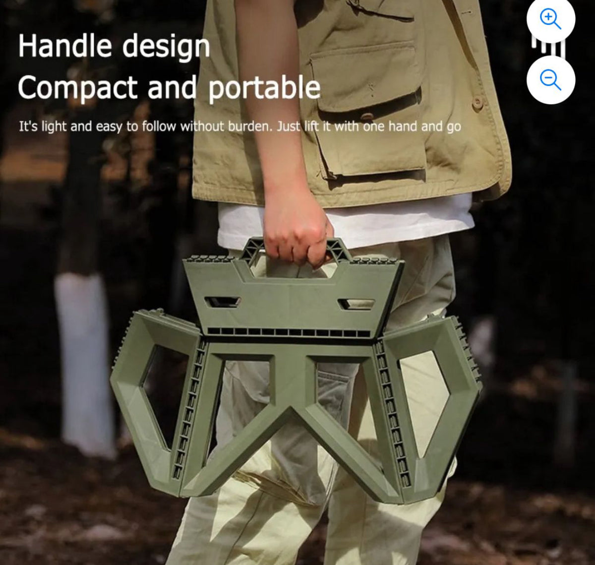 Camp Chair Portable Folding Stool Durable Traveling Camping Chairs