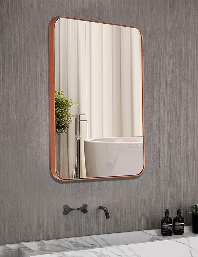 Metal Frame Rectangle Mirror 80 X120 CM