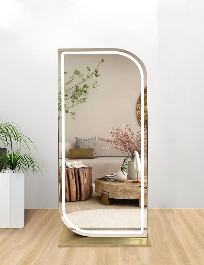 Full-Length Touch-Controlled Illumination Mirror 60x90CM