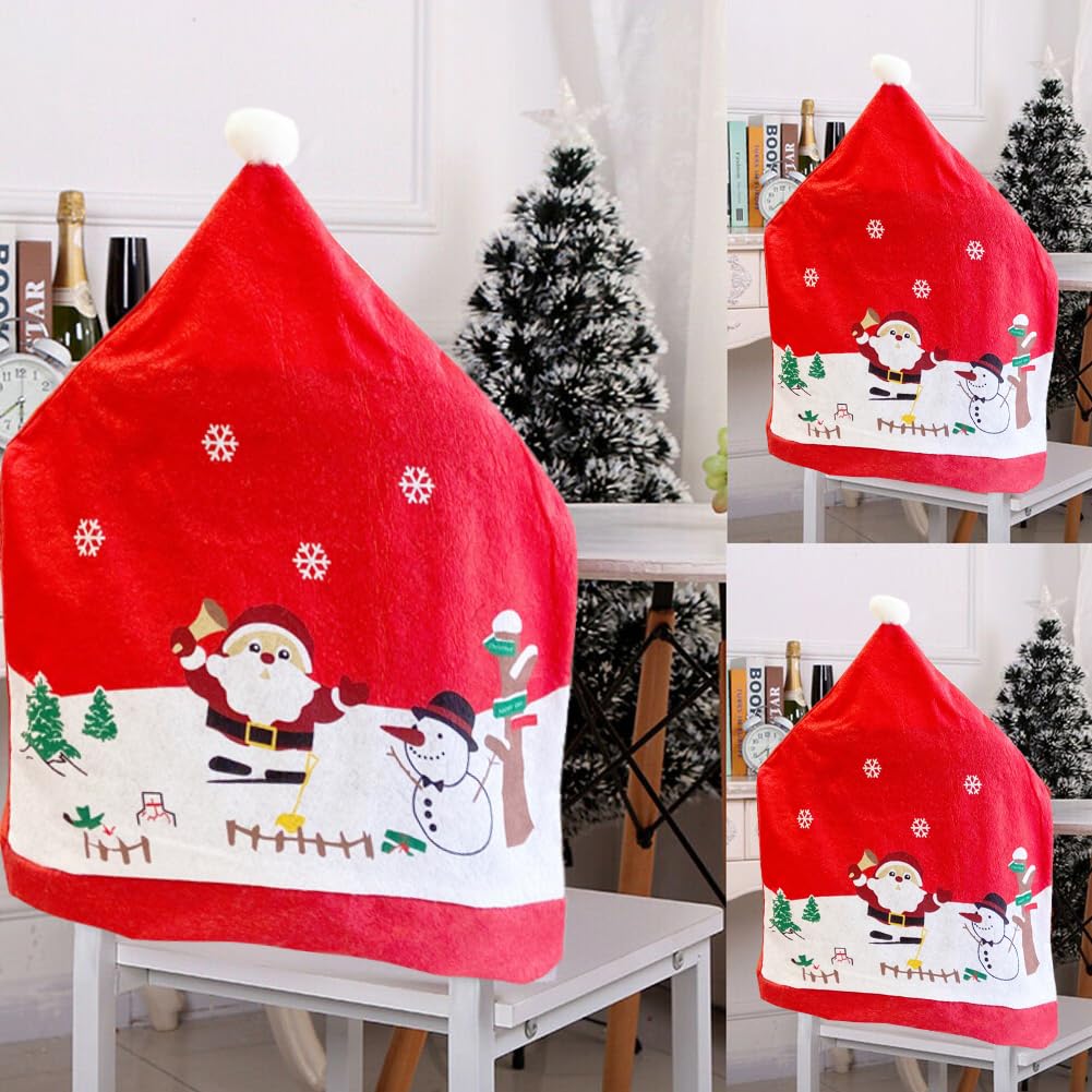 Holiday Knit Christmas Chair Back Cover Sweater