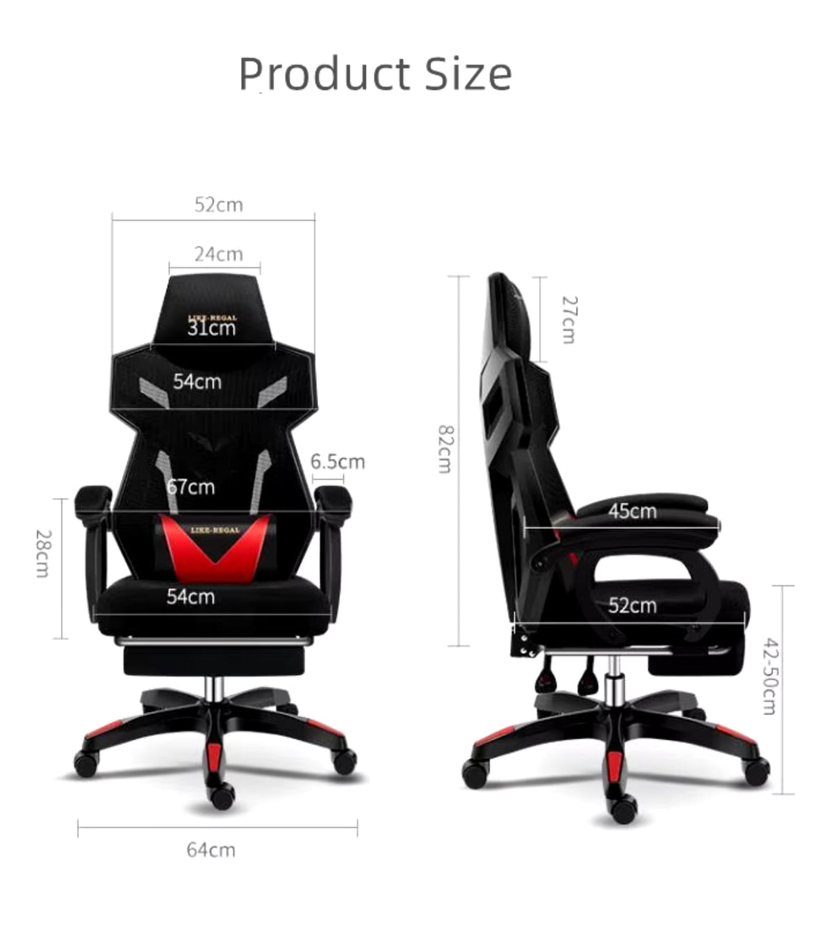 Gaming Chair Ergonomic High Back Swivel Desk Chair with Massage Lumbar Support Office Chair-Various Options Only Available For PreOrder Sales!
