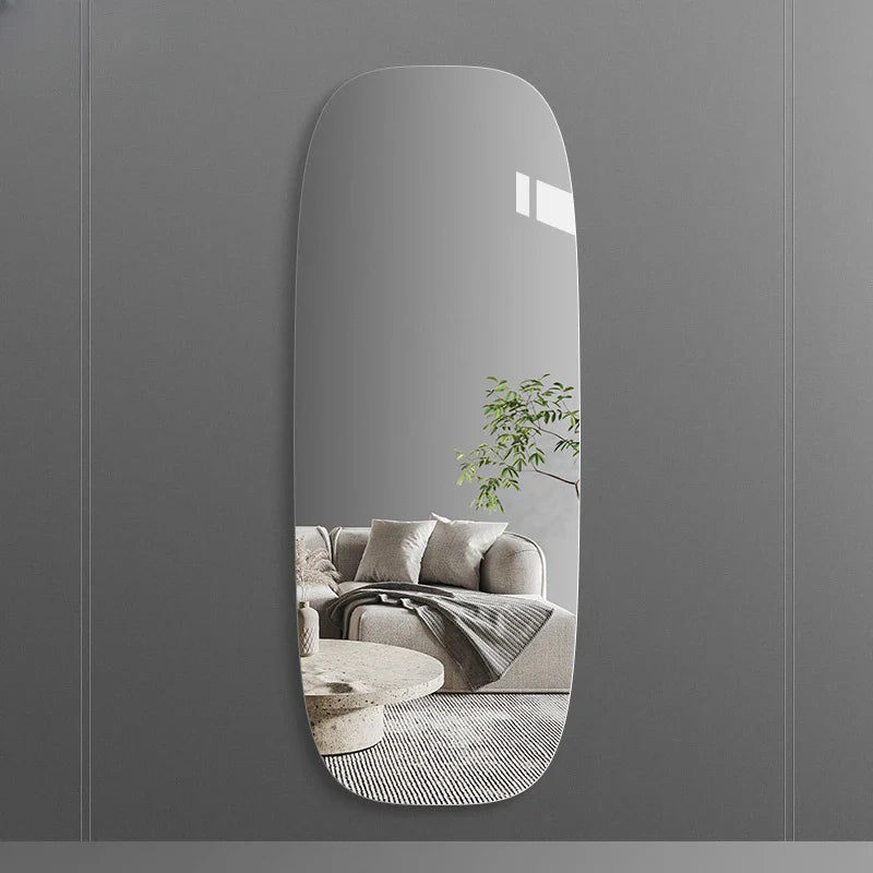 Decorative Mirrors Wall Luxury Full Length Mirror 150x60cm Black Frameless