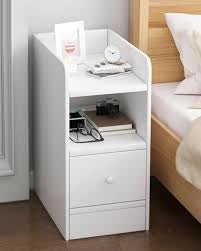 MFurn Contemporary Bedside  Wooden Table with 2 Drawer and Open Shelf Modern Bedroom Storage Cabinet Living Room Furniture-Various Colours