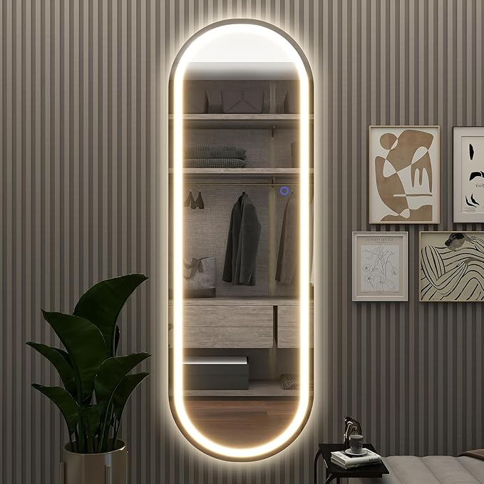 Full Length Mirror with LED Lights