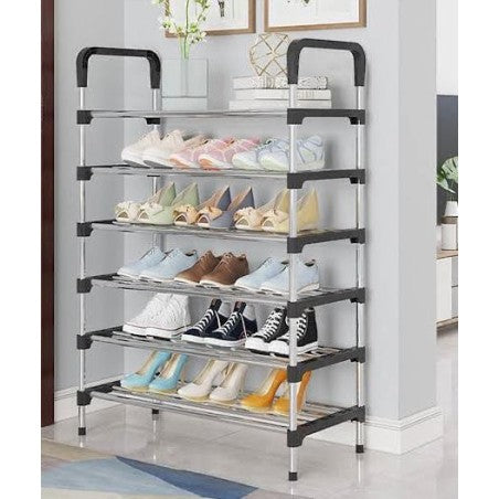 MHome 6-Tier Shoe / Storage Rack – Modern Space-Saving Organizer