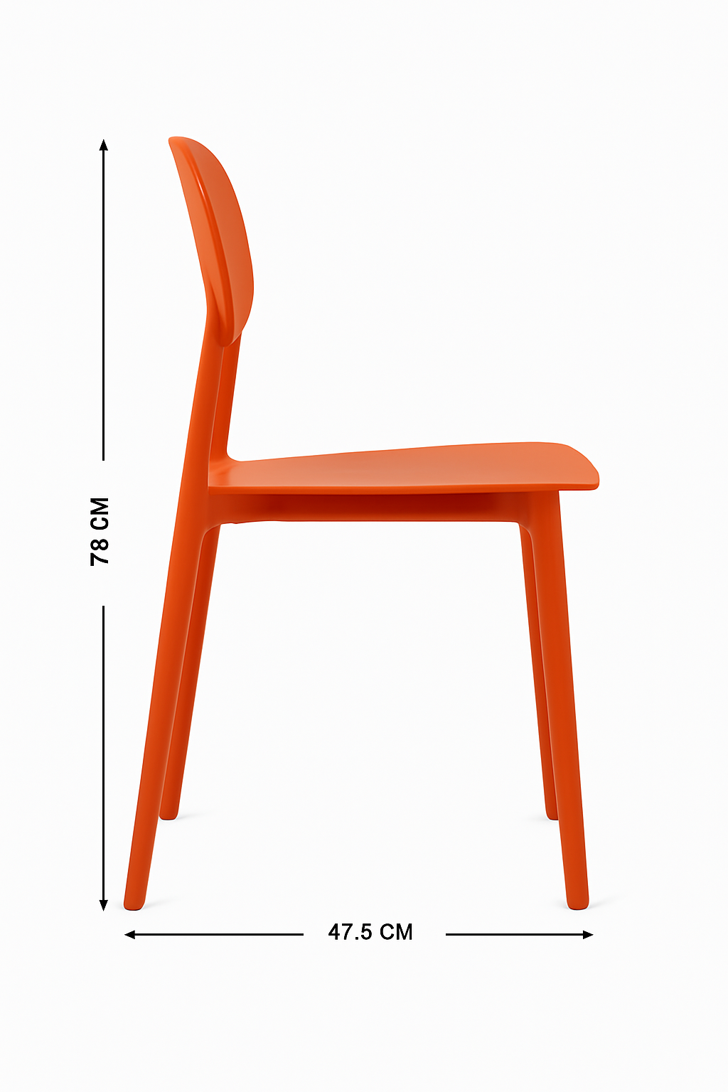 MFurn Modern Minimalist PP Dining Chair-Various Colours