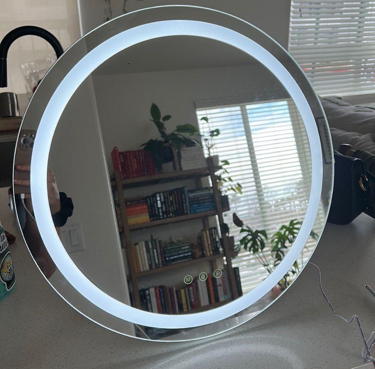 Frameless Round Mirror With LED - Various Options