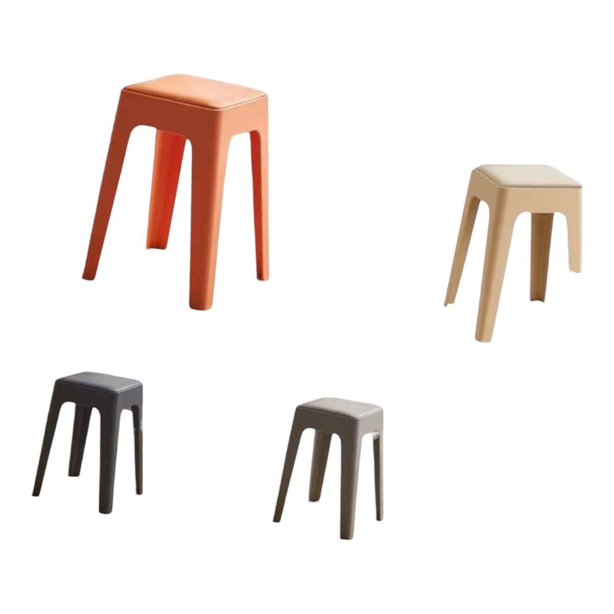 MFurn Portable Stackable Bar Stools - Various Colours