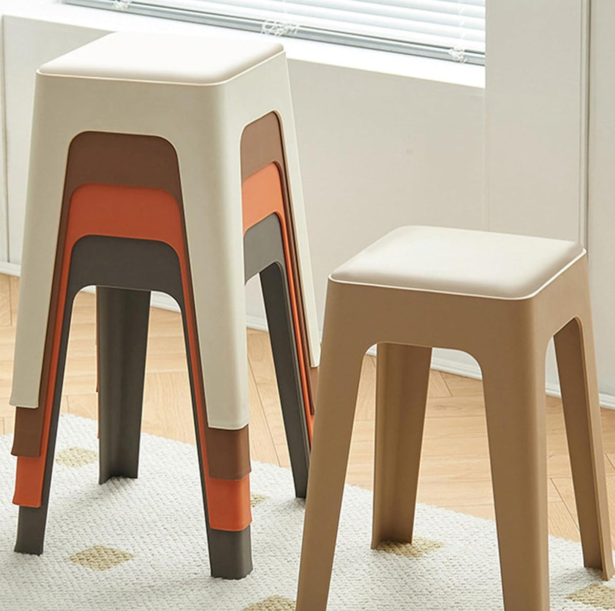 MFurn Portable Stackable Bar Stools - Various Colours