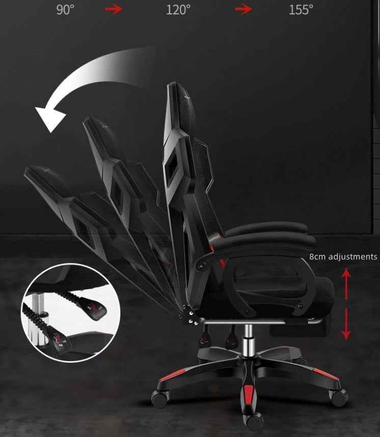 Gaming Chair Ergonomic High Back Swivel Desk Chair with Massage Lumbar Support Office Chair-Various Options Only Available For PreOrder Sales!