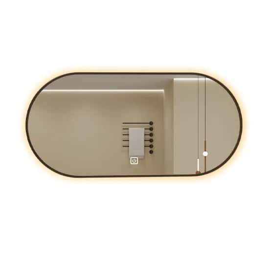 Modern Full Length LED Mirror Gold Only