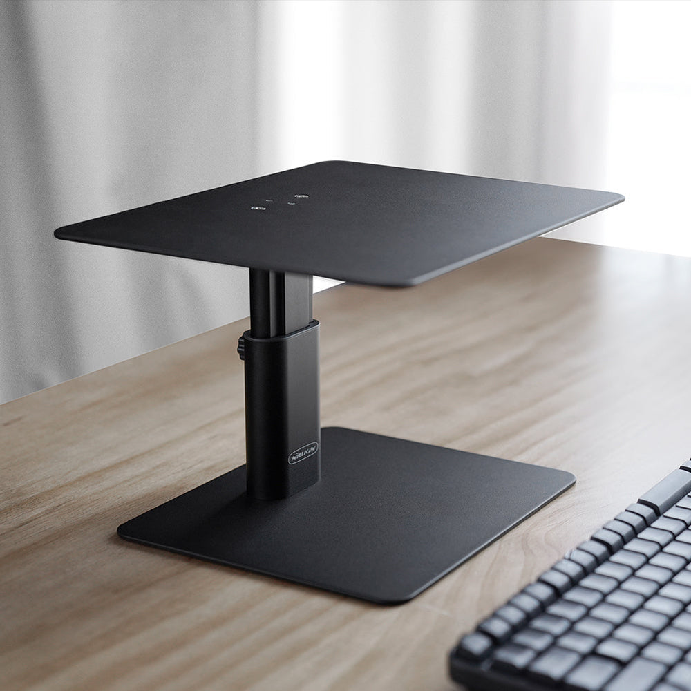 MTech Hight Adjustable Ergonomic Aluminium Monitor Riser Desk Stand