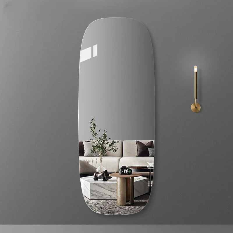 Decorative Mirrors Wall Luxury Full Length Mirror 150x60cm Black Frameless