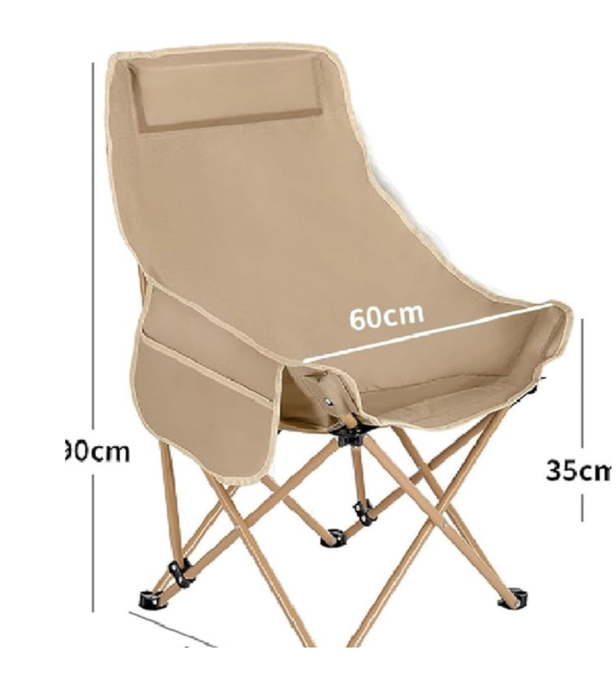 MFurn Moon Folding Chair – Outdoor Camping & Picnic Chair – Various Colours