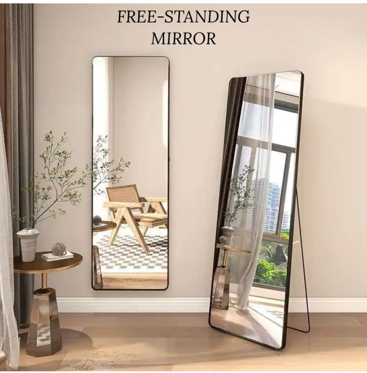 Elegant Free Standing Mirror 2:1
