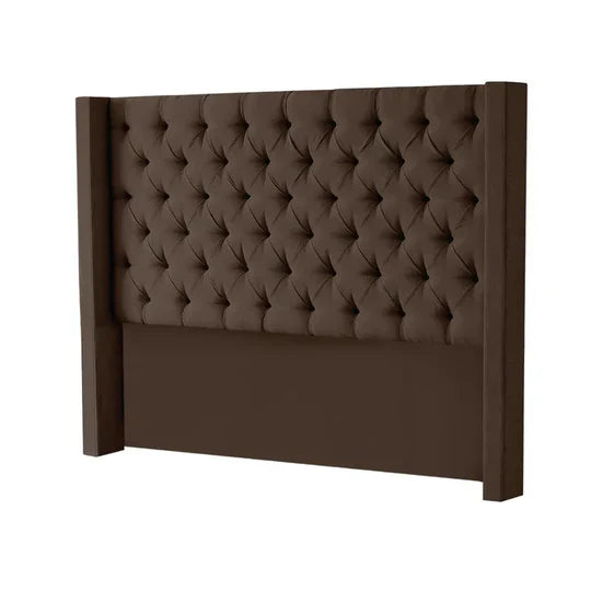 MFurn Tufted Wingback Velvet Headboard – Multiple Colours