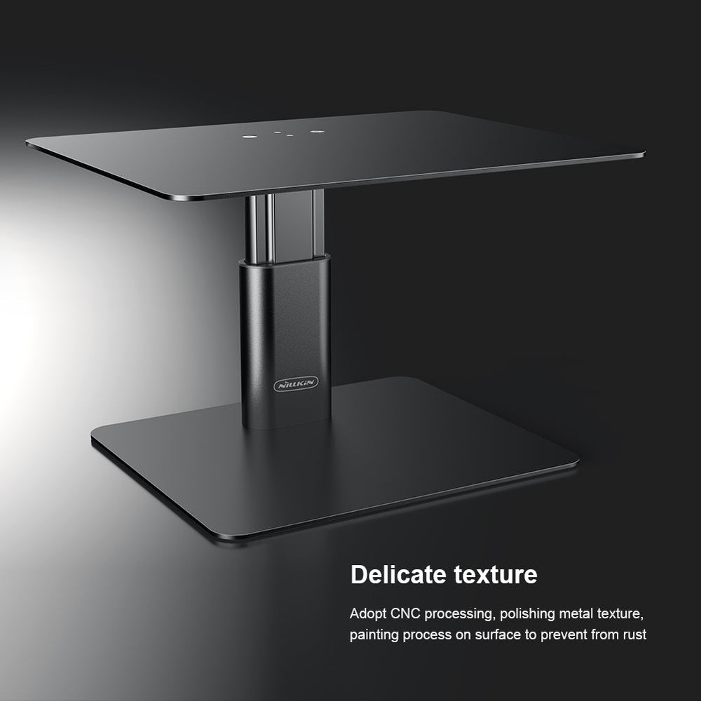 MTech Hight Adjustable Ergonomic Aluminium Monitor Riser Desk Stand