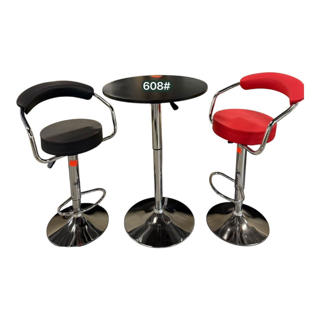 Cocktail Table & Bar Stool Set 3pc