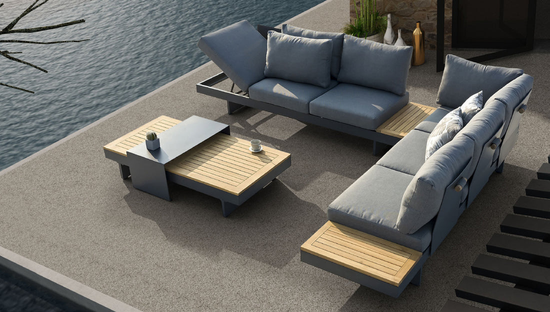 Luxury Outdoor Patio Set 4pc - Available On PreOrder Only!!