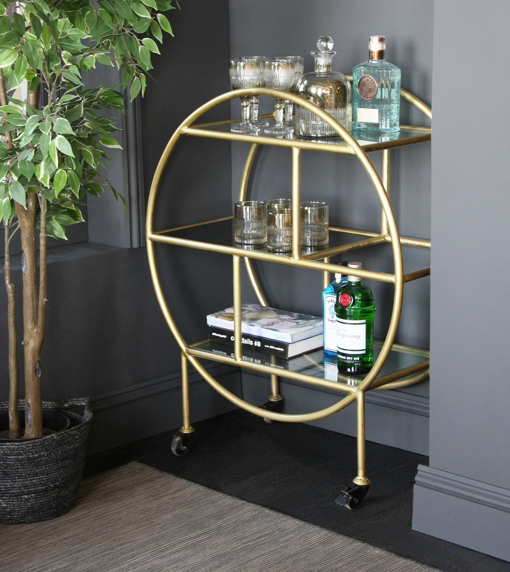 Tiffany bar cart