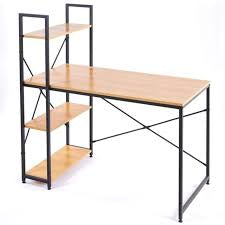MFurn Office Desk with Side Shelves - VARIOUS COLORS
