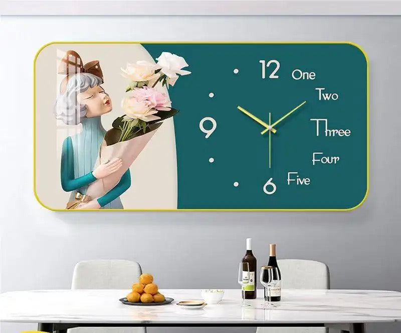Luxury Crystal Porcelain Painting Wall Clock-Various Options/PreOrder Sales Now Available!!