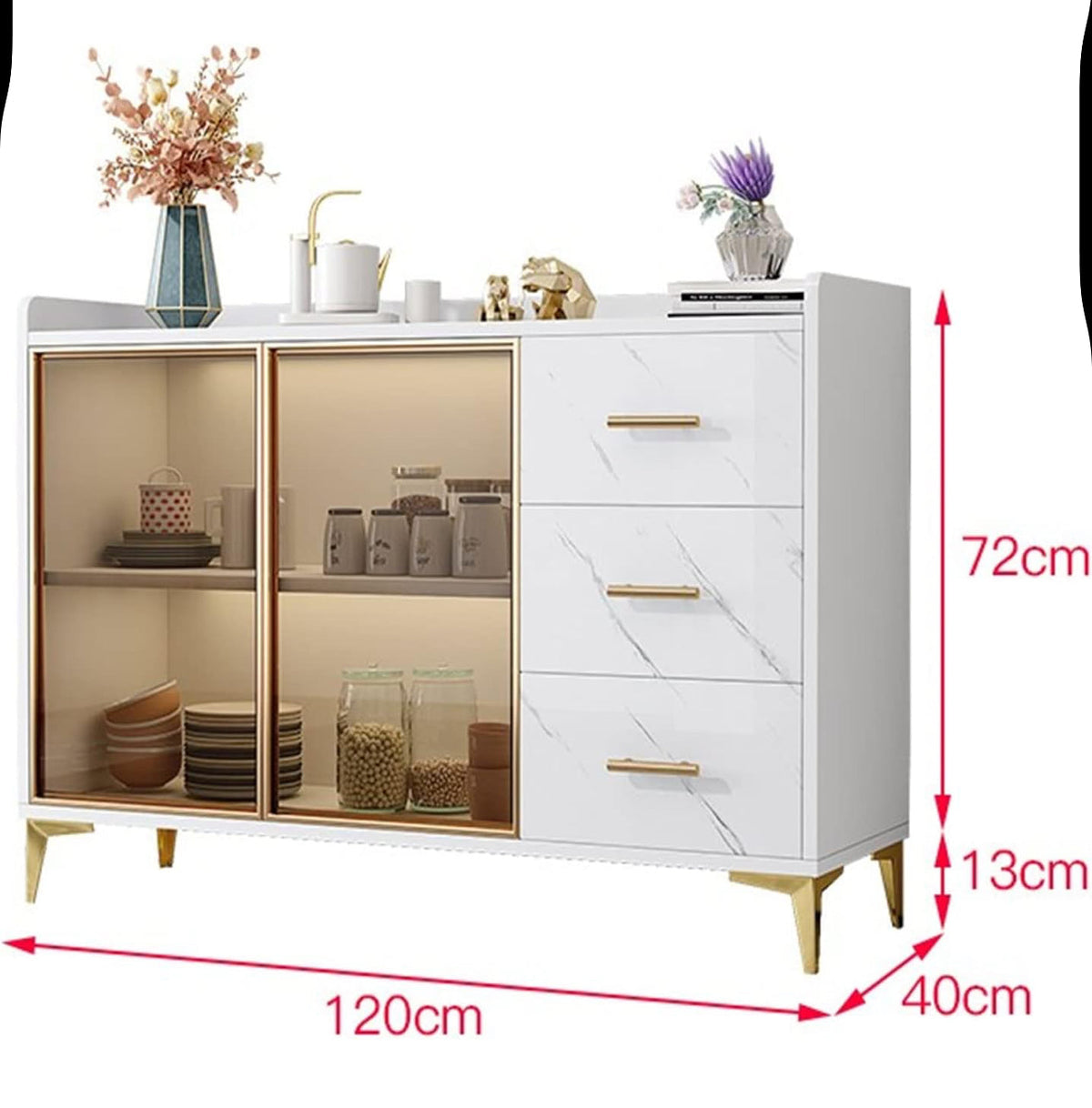 M-Furn Sideboard Wall Cabinet Modern Simple Living Scandinavian Style